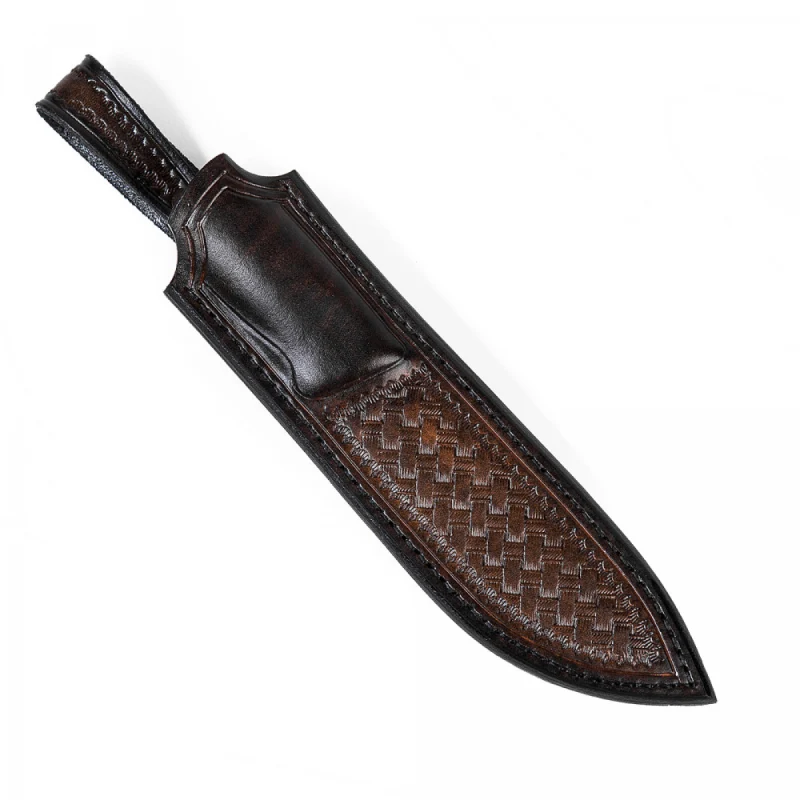 Кожаные ножны с тиснением &laquo;Корзинка&raquo; фото